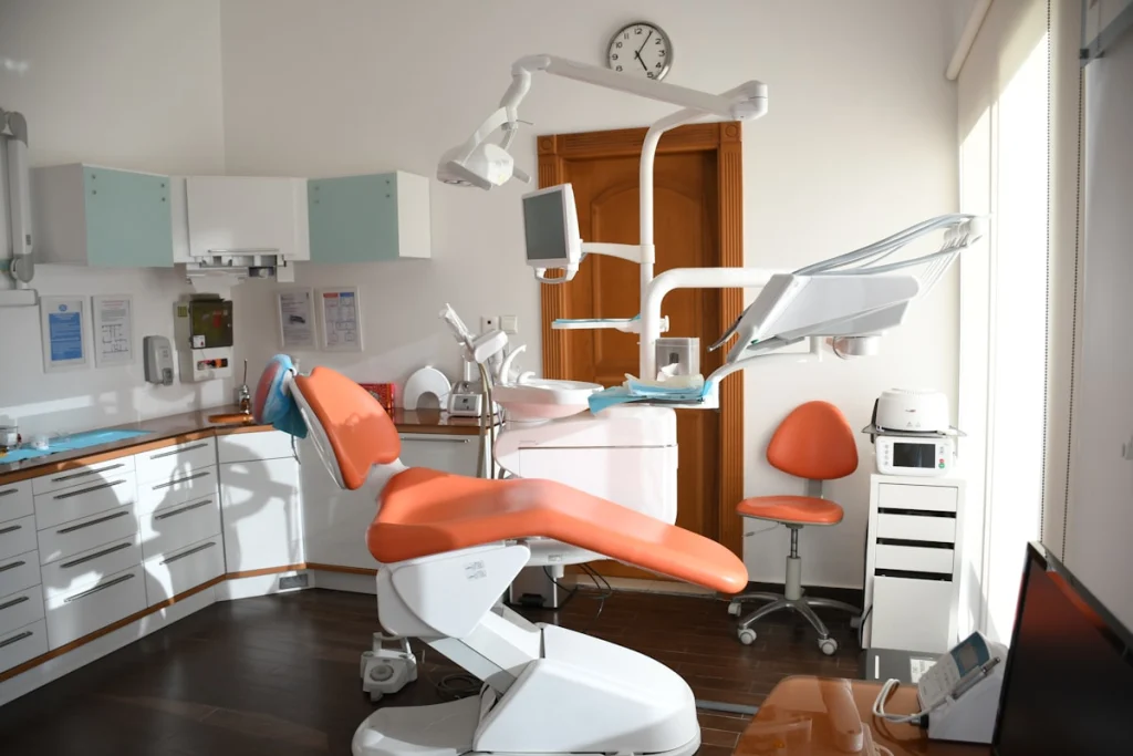 New dental office setup with essential supplies